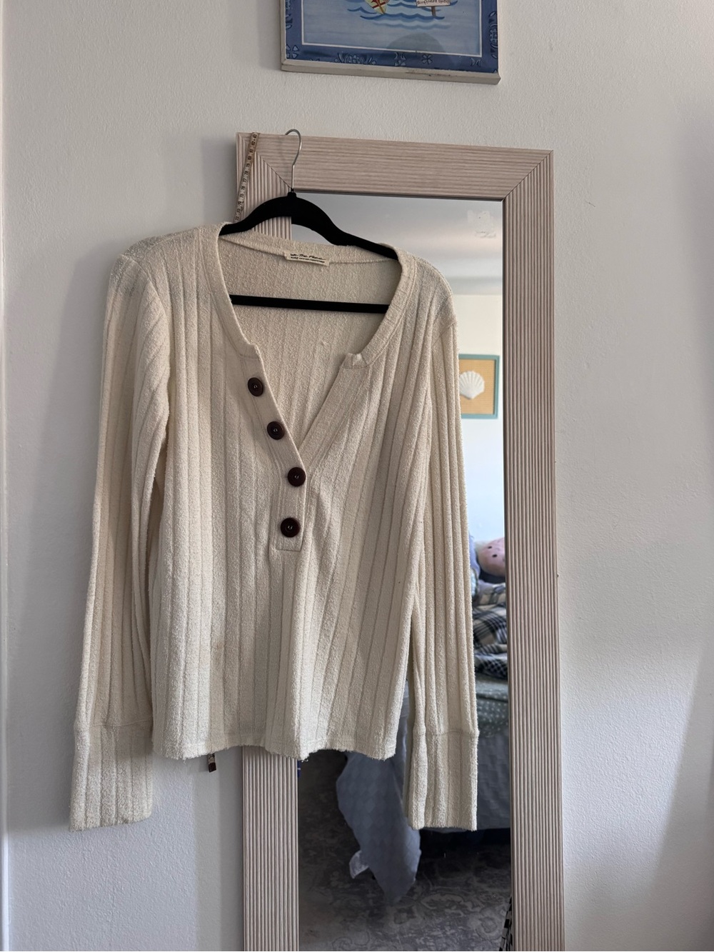 Free People Terry Texture Long Sleeve